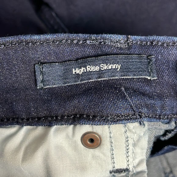 Women’s size 12 Calvin Klein high rise skinny fit repreve ankle blue jeans - Picture 4 of 11